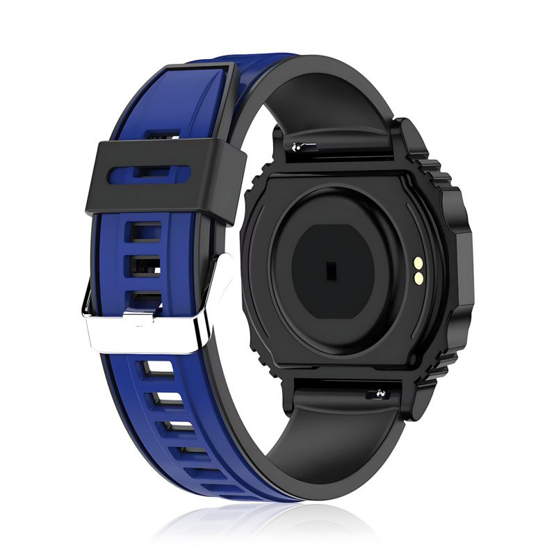 Смарт-часы Smart Watch B3-2 с пульсометром, шагомером и уведомлениями, экран 1.33&Prime; 320&times;240, Bluetooth 4.2, IP67, Android / iOS Черно-синий фото - 4