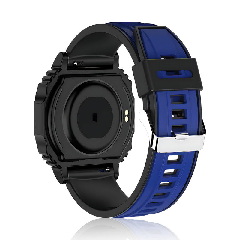 Смарт-часы Smart Watch B3-2 с пульсометром, шагомером и уведомлениями, экран 1.33&Prime; 320&times;240, Bluetooth 4.2, IP67, Android / iOS Черно-синий фото - 5