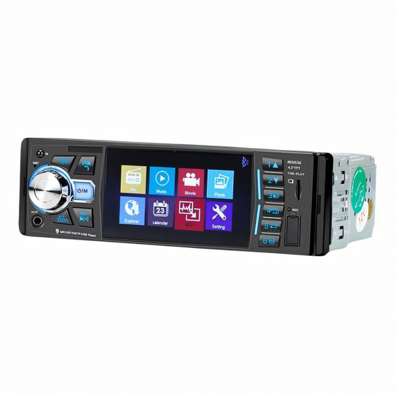 Автомагнітола MP5 4026 1DIN, з Bluetooth, сенсорним монітором 4.1, підсвіткою кнопок фото - 3