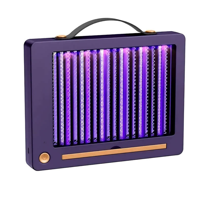 Пастка для комах, акумуляторна УФ лампа, антимоскітна приманка Usams Mosquito Lamp AGR фото - 2