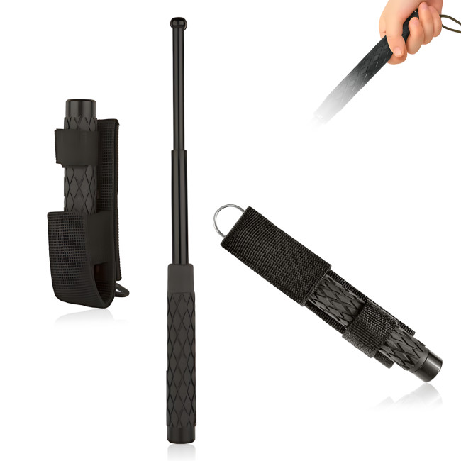 Складана телескопічна штанга Mil-Tec 64 см (26") — складаний телескопічний інструмент, TPE-ручка, нейлоновий чохол