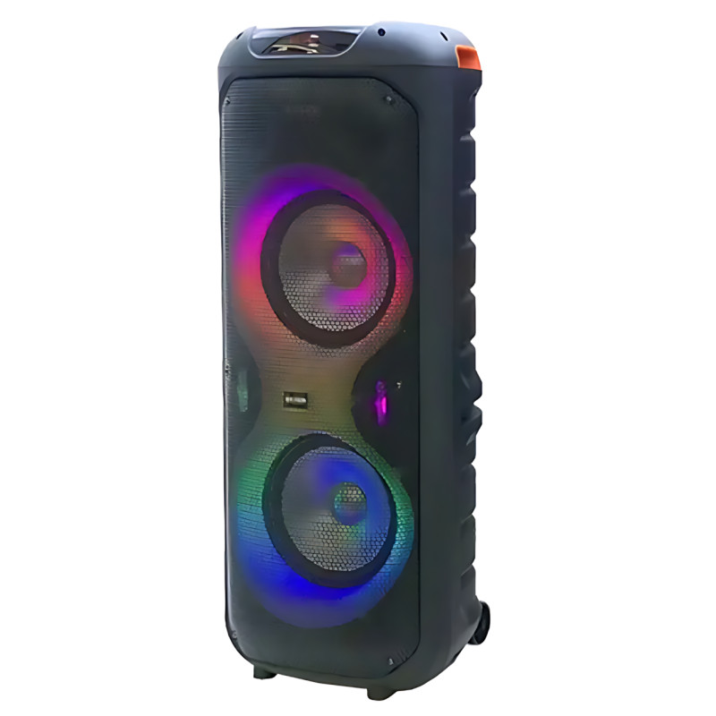 Портативная Bluetooth-колонка TTD-1002 – стерео звук 40 Вт, 2 микрофона, пульт д/у, USB/FM/AUX/TF-карты фото - 3
