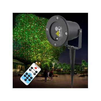 Уличный проектор с пультом Star Shower light laser металлический корпус