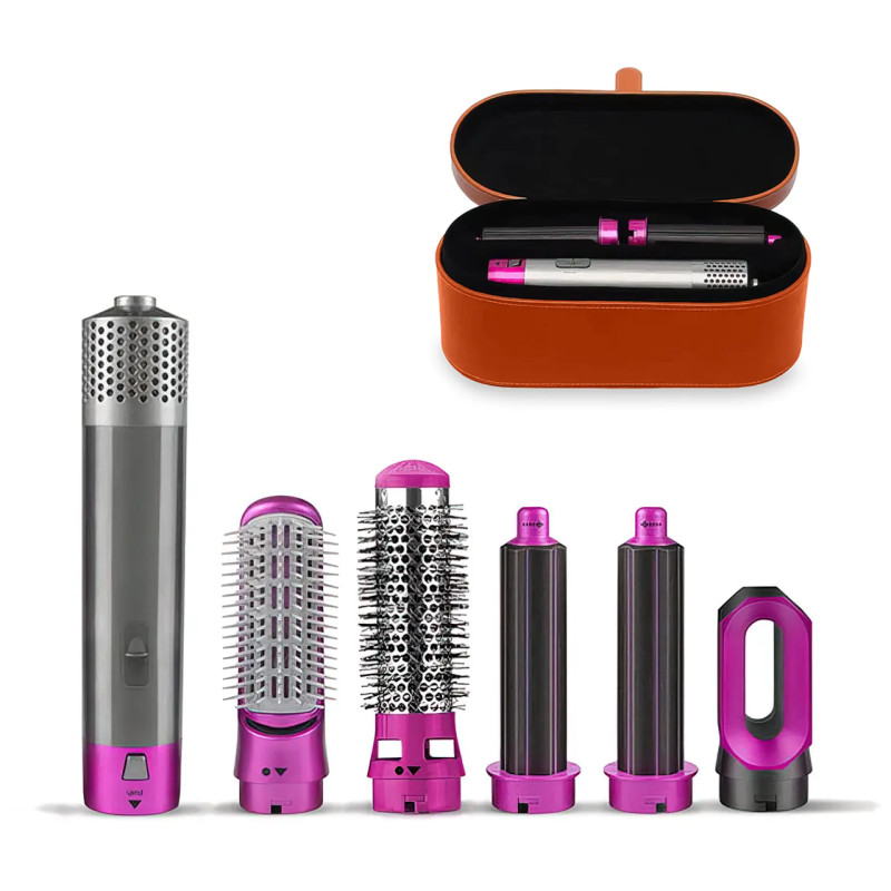 Мультистайлер Hot Air Styler 5в1 для завивання та випрямлення волосся, 1000 Вт, 5 насадок, з кейсом фото - 2