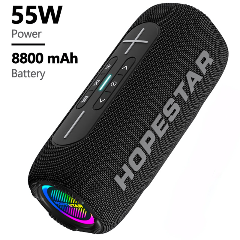 Портативная беспроводная колонка Hopestar P32max, 55w, 8800 mAh, Защита от влаги Ipx 7 фото - 2