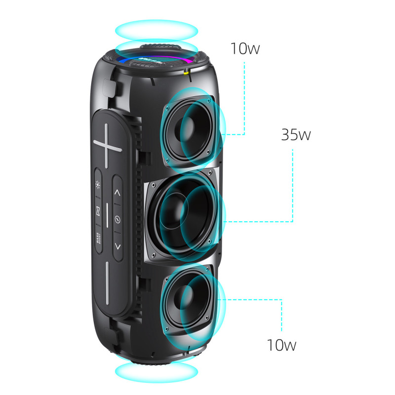 Портативная беспроводная колонка Hopestar P32max, 55w, 8800 mAh, Защита от влаги Ipx 7 фото - 8