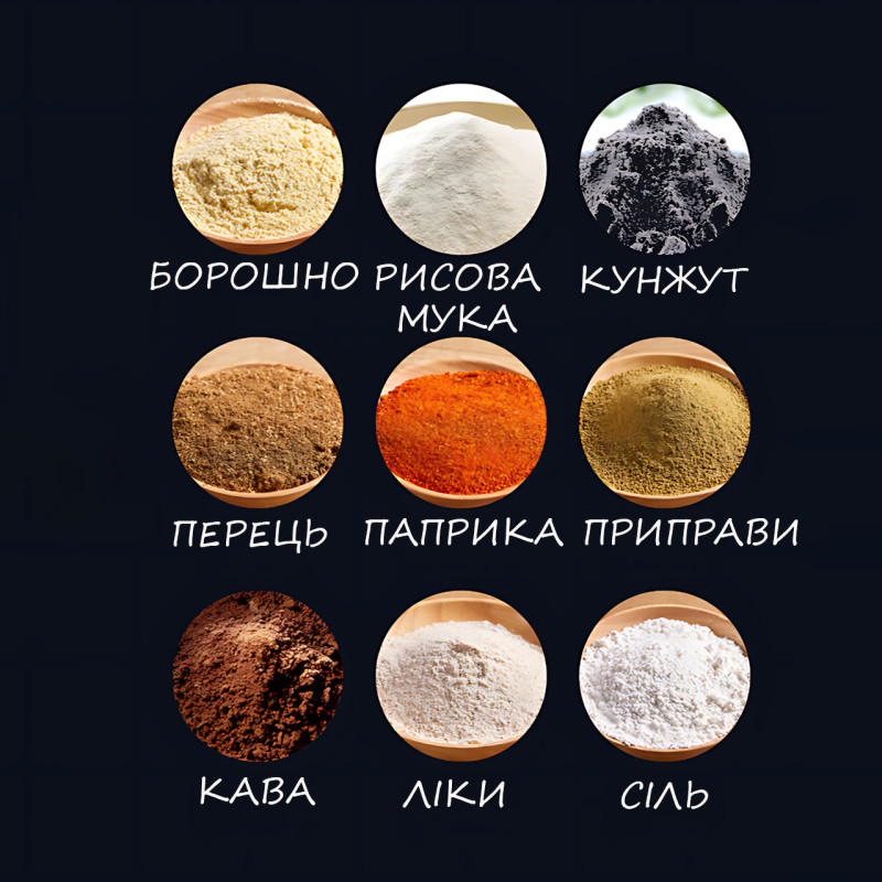 Кавомолка HBB-J300D для подрібнення зерен, спецій, з лезами з неіржавкої сталі, 3 режимами помелу, чорний фото - 9