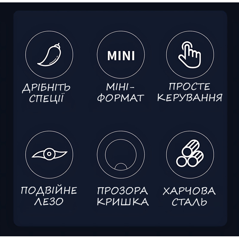 Кавомолка HBB-J300D для подрібнення зерен, спецій, з лезами з неіржавкої сталі, 3 режимами помелу, чорний фото - 8