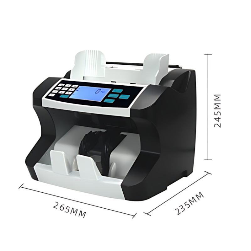 Счетная машинка Wimpex WX-7253 с магнитным и УФ детектором, мультивалютная, 900 банкнот в минуту фото - 7