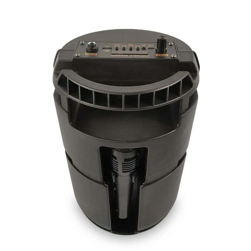 Портативная аккумуляторная колонка KOLAV-C602, 1800 мА/ч, 6.5", USB, FM, Bluetooth фото - 4