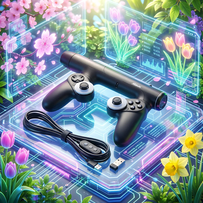 Игровой джойстик-автомат XGun X1 беспроводной Bluetooth геймпад с гироскопом, лазерным прицелом и эффектом отдачи, контроллер фото - 10