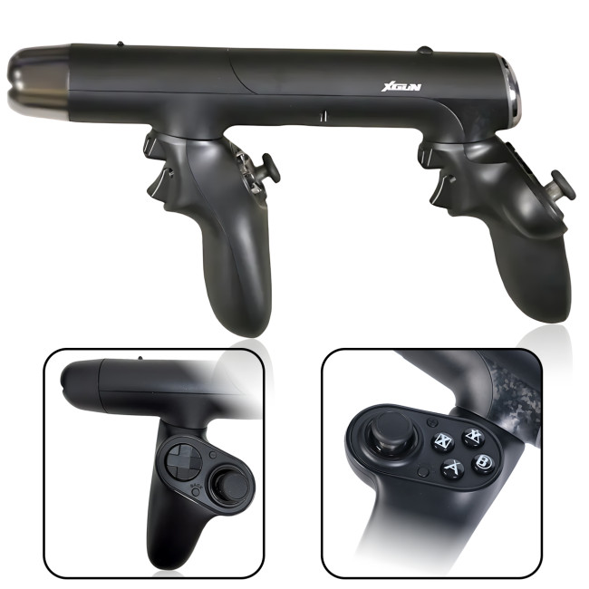 Игровой джойстик-автомат XGun X1 беспроводной Bluetooth геймпад с гироскопом, лазерным прицелом и эффектом отдачи, контроллер