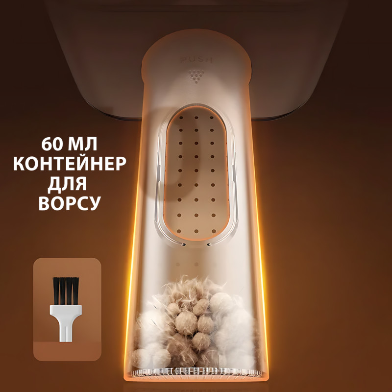 Електрична машинка для видалення ковтунців Grinder LY-857 — подвійна головка, 3 швидкості, 3000 мА·год, Type-C фото - 7