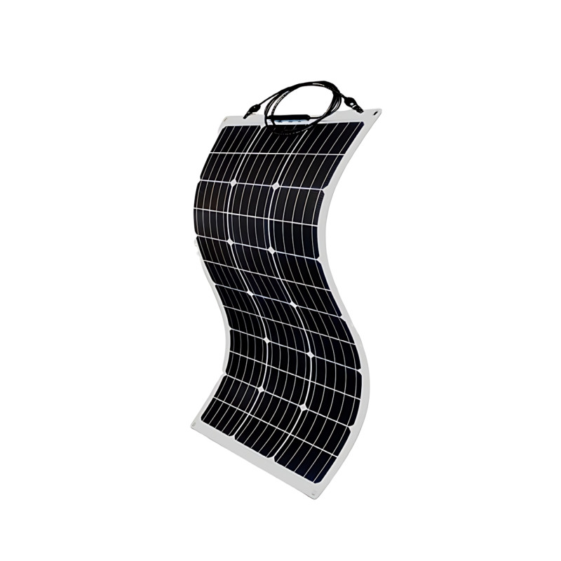 Гибкая монокристаллическая панель 200W, портативная солнечная панель Flexible panel 200W, 780 х 1356 х 2.6 мм фото - 3