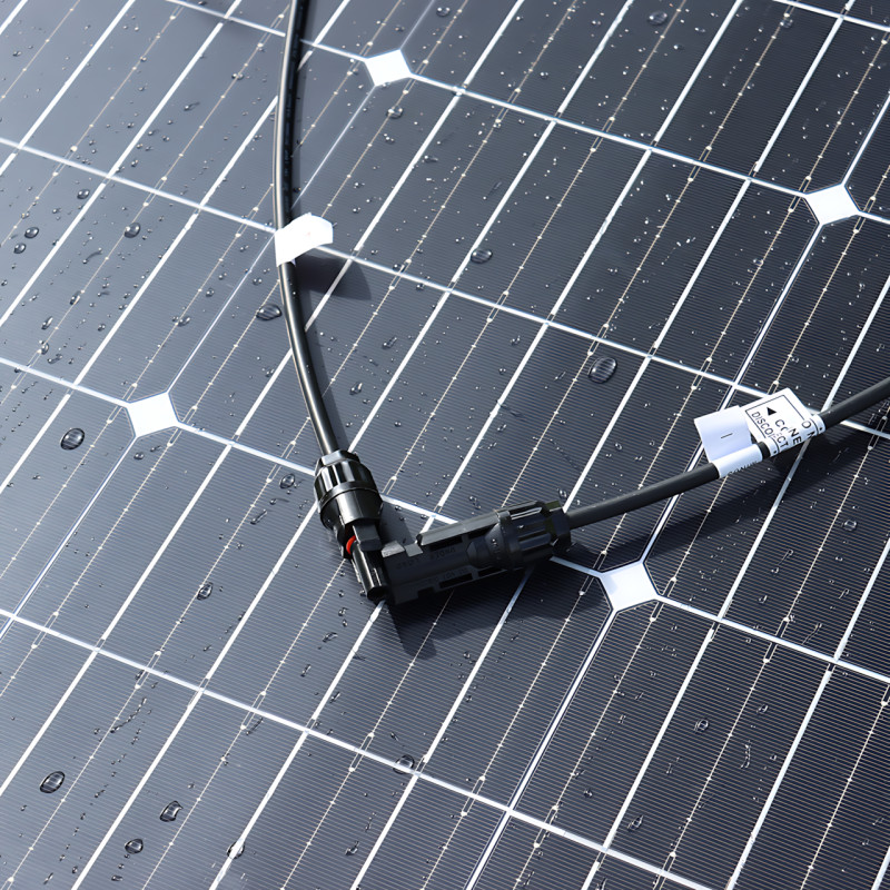 Гибкая монокристаллическая панель 200W, портативная солнечная панель Flexible panel 200W, 780 х 1356 х 2.6 мм фото - 6