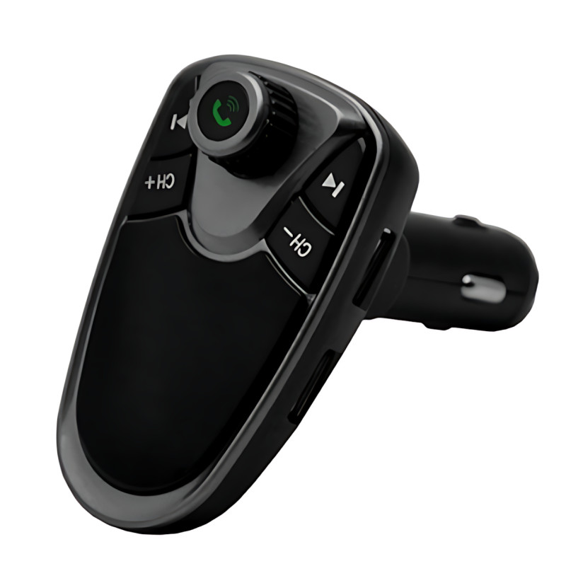 Трансмиттер FM MOD M1BT, автомобильный FM модулятор с Bluetooth и MP3, AUX фото - 3