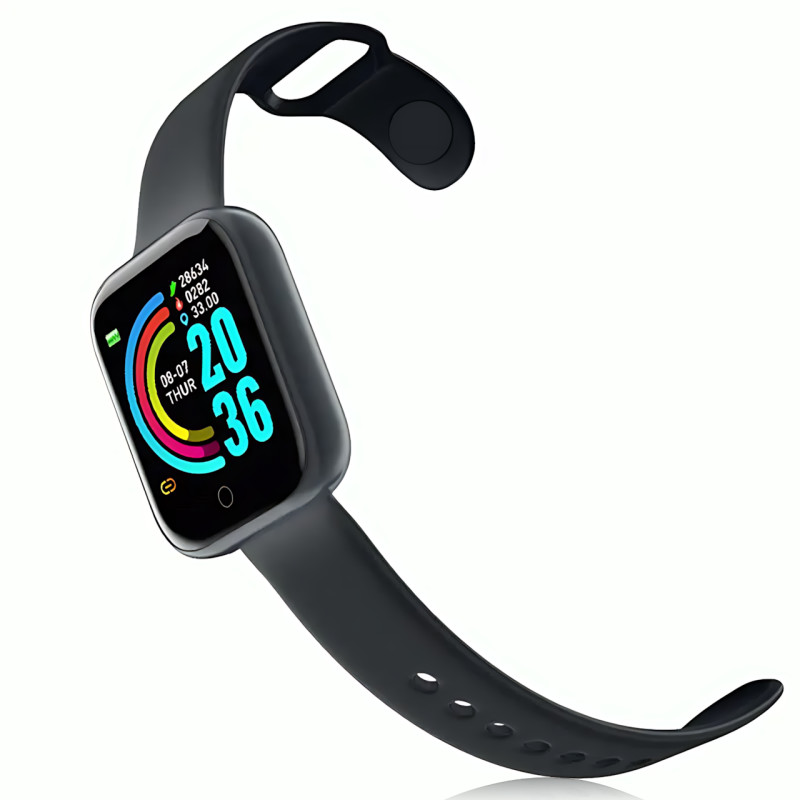 Смарт-годинник Y68S DL216, 1.3" кольоровий екран, вимірювання тиску, пульсу та SpO2, IP67, Bluetooth 4.0, FitPro, Android/iOS, 100 фото - 2