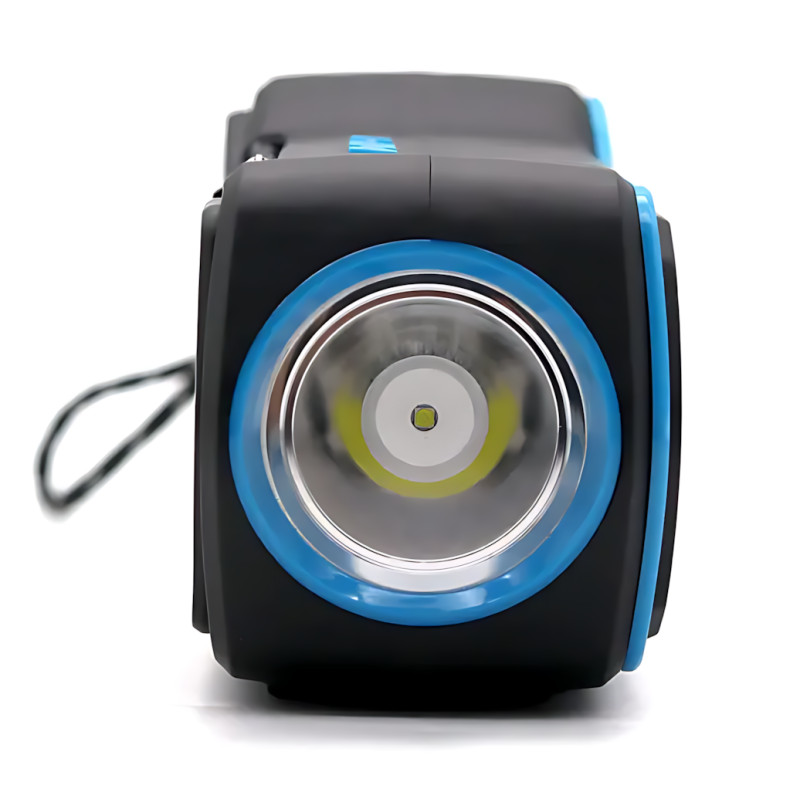 Портативна колонка із сонячною батареєю та ліхтарем CCLAMP CL-823 — Bluetooth, USB, SD, FM, 5 Вт, 1500 мА·год Зелений фото - 3