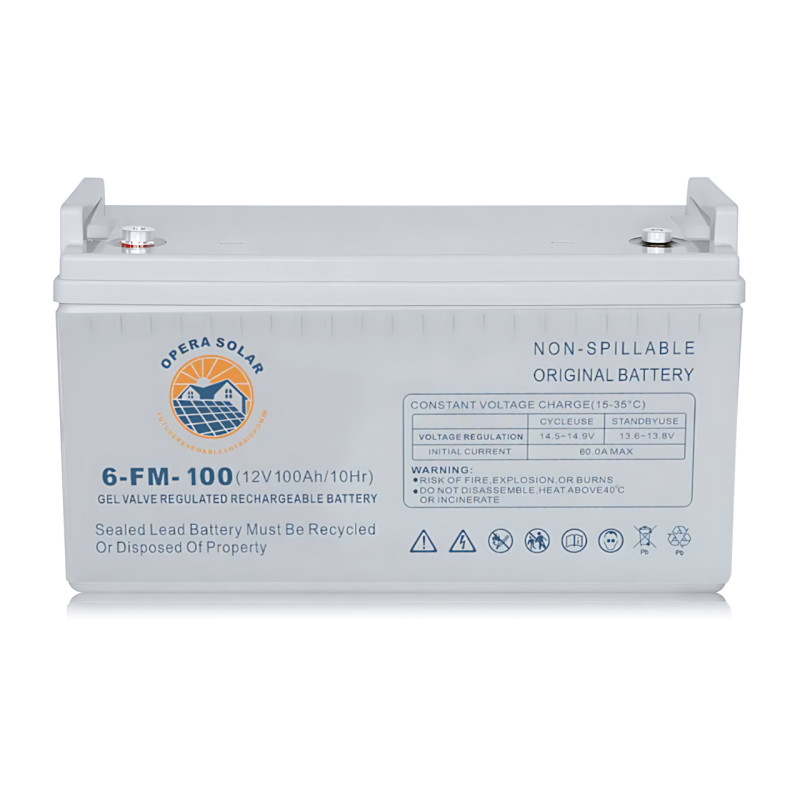 Гелевий акумулятор Opera Solar OS100-12 GEL, 12 В 100 Ah 10HR, 24 кг фото - 2