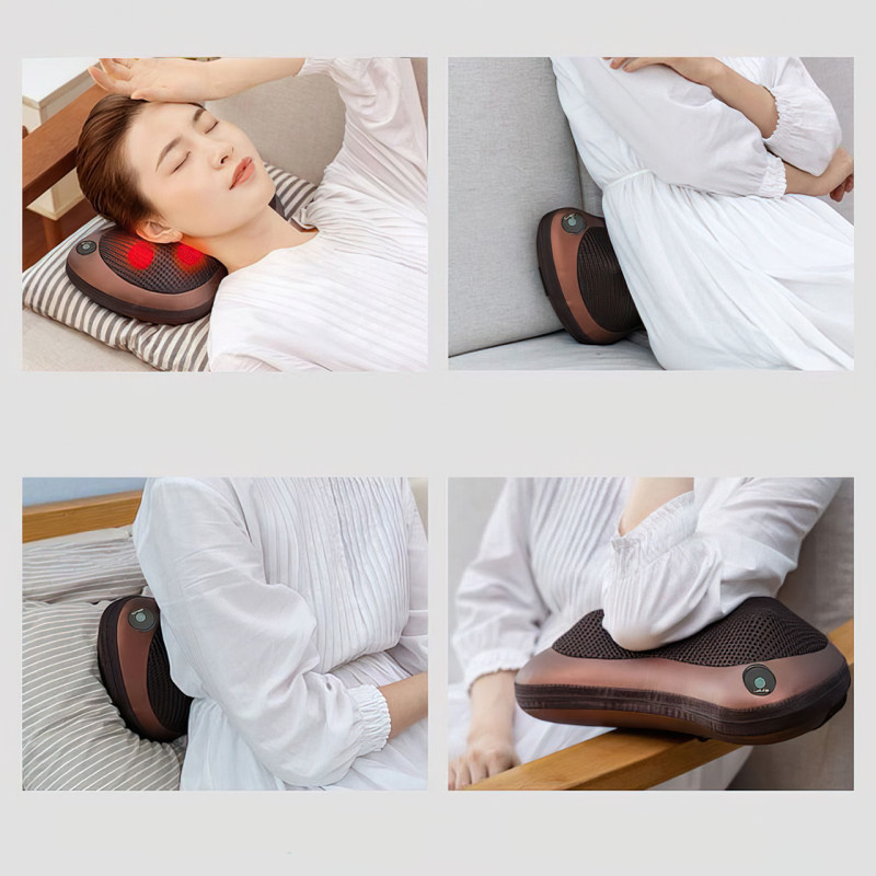 Массажер Massage Рillow 8028, 20 Вт, автомобильная массажная подушку, управление в одно касание фото - 8