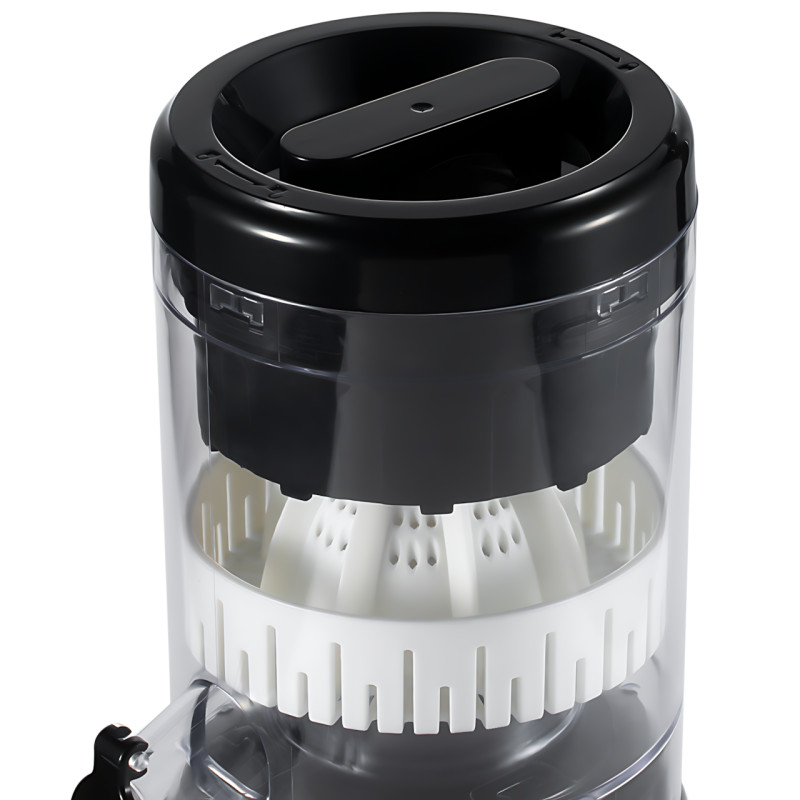 Соковижималка для цитрусових Domotec MS-613, 45 Вт, 250 мл, реверс, тиха робота, компактна, носик антикрапля, розбірна, чорний Чер фото - 4