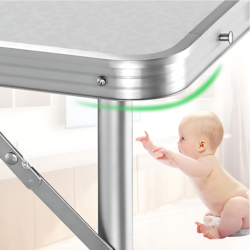 Складной компактный стол Folding table AND844-846 для ноутбука, пикника, кемпинга, белый фото - 2