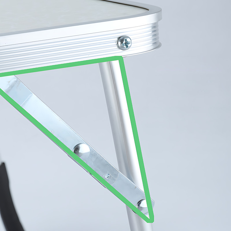 Складной компактный стол Folding table AND844-846 для ноутбука, пикника, кемпинга, белый фото - 3