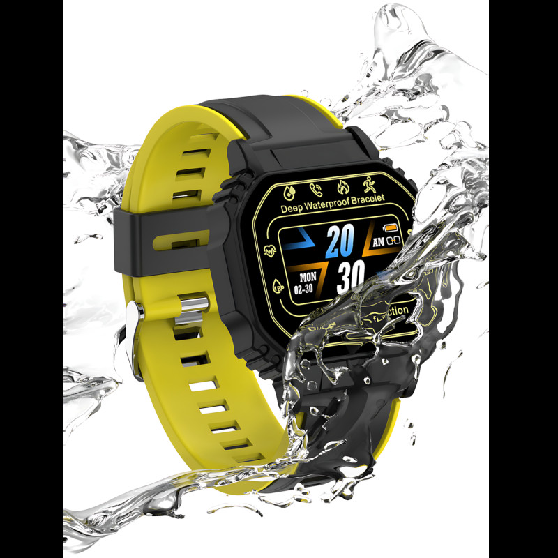 Смарт-годинник Smart Watch B3-2 з пульсометром, крокоміром і повідомленнями, екран 1.33| 320&times;240, Bluetooth 4.2, IP67, Android/iOS фото - 7