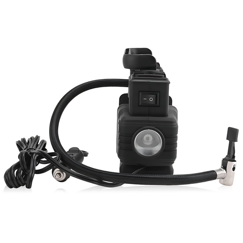 Портативний автомобільний компресор Air Pump AND XL-1025, 12 В, 150 PSI, LED-ліхтар, манометр фото - 3