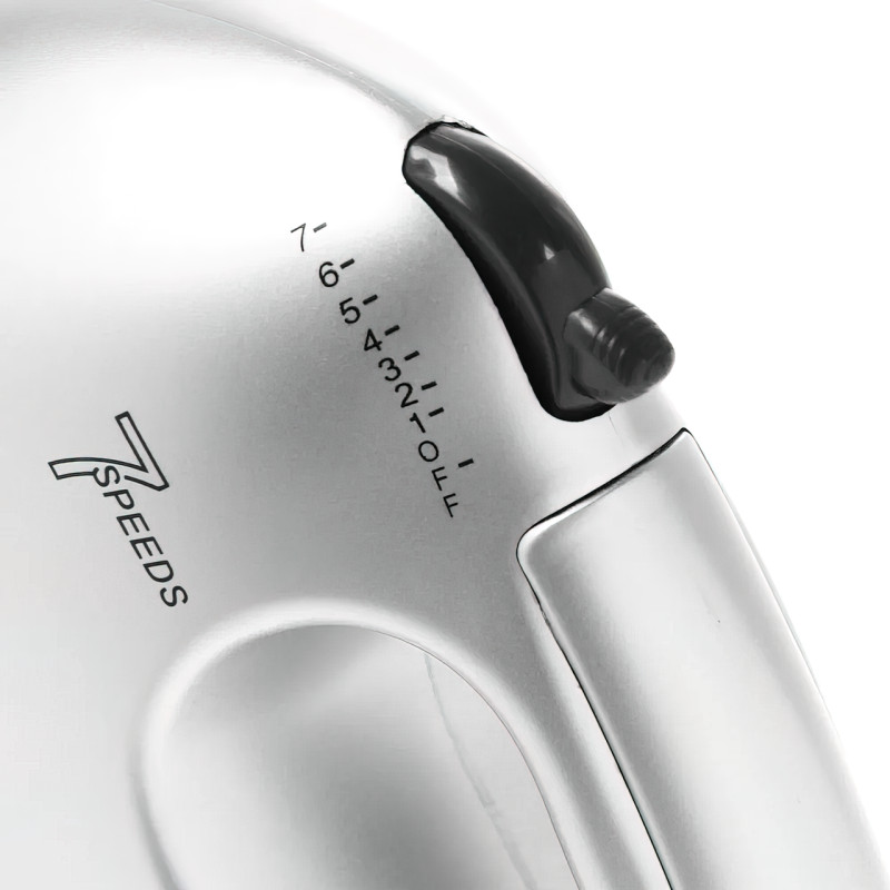 Ручний міксер Crownberg CB7321 Pro, стаціонарний, 150 Вт, 7 швидкостей, металева чаша фото - 4