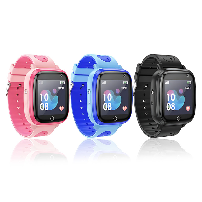 Дитячий смарт-годинник HOCO Y100, GPS-трекер, SIM-дзвінки з годинника, IPS 1.44|, сенсорний екран, 00 мА&middot;год, iOS/Android Рожевий фото - 6