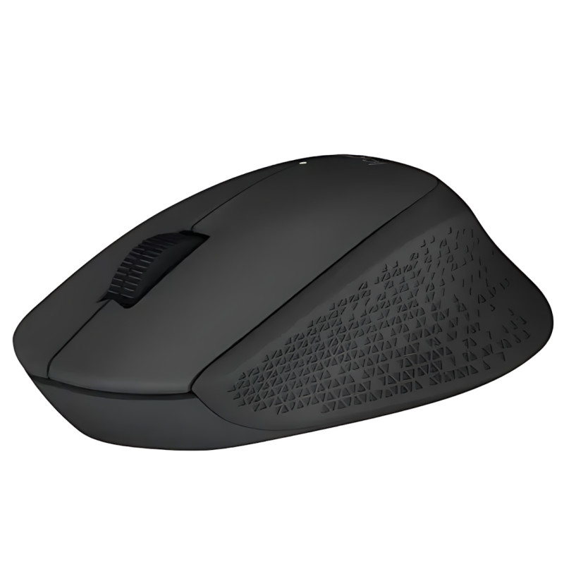 Мишка бездротова LOGITECH M280 Comfort Plus у блістері, 1000 dpi, чорний фото - 4