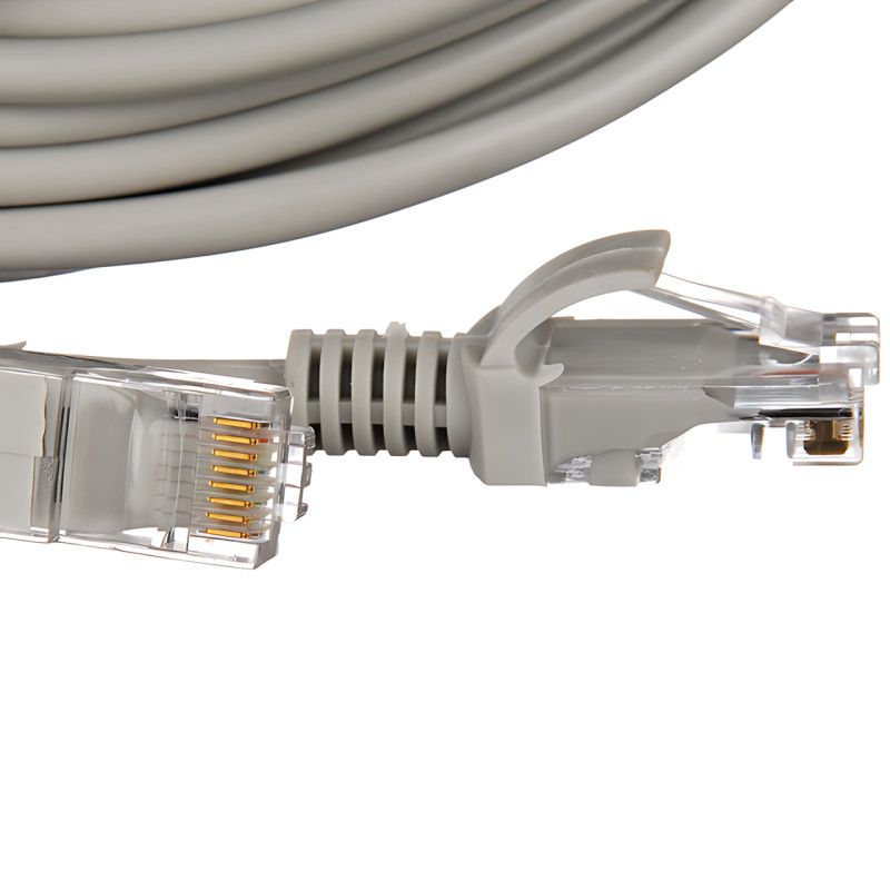Патч-корд LAN RJ-45 UTP Cat.5e, 10 м, інтернет-кабель 13525, для роутерів, модемів, ПК фото - 5