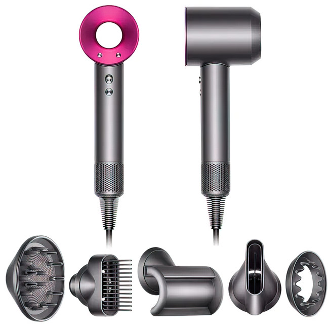 Фен-стайлер Dyson Supersonic 5в1, 1600 Вт із функцією іонізації, 41 л/хв