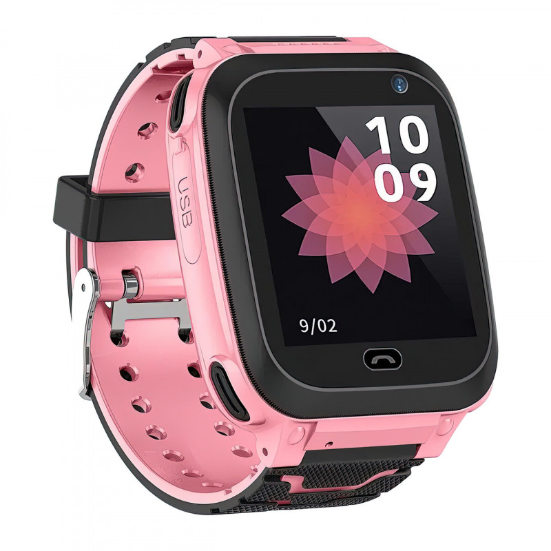 Детские умные часы Smart Watch F3 с GPS и Sim картой Розовый фото - 3