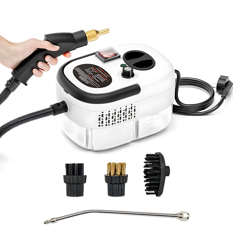 Пароочиститель портативный Steam Cleaner 2500, 3 бар, 1200 мл, нагрев за 30 сек, 6 режимов, отпариватель фото - 10