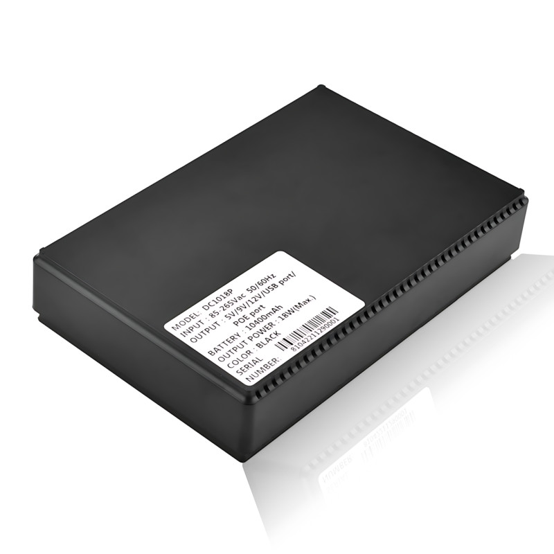 ИБП Mini UPS DC1018P 10400mAh для роутера, модема и CCTV, 5V, 9V, 12V, PoE, USB, до 18W, резервное питание для wi-fi, камер фото - 6