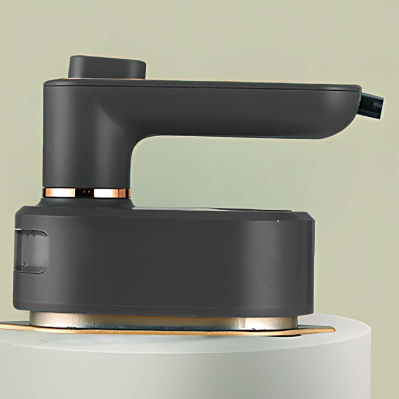 Портативна парова праска RAF R.1316B, 1000 Вт, антипригарна підошва, 220 В, розпилення води + пара, чорний фото - 3