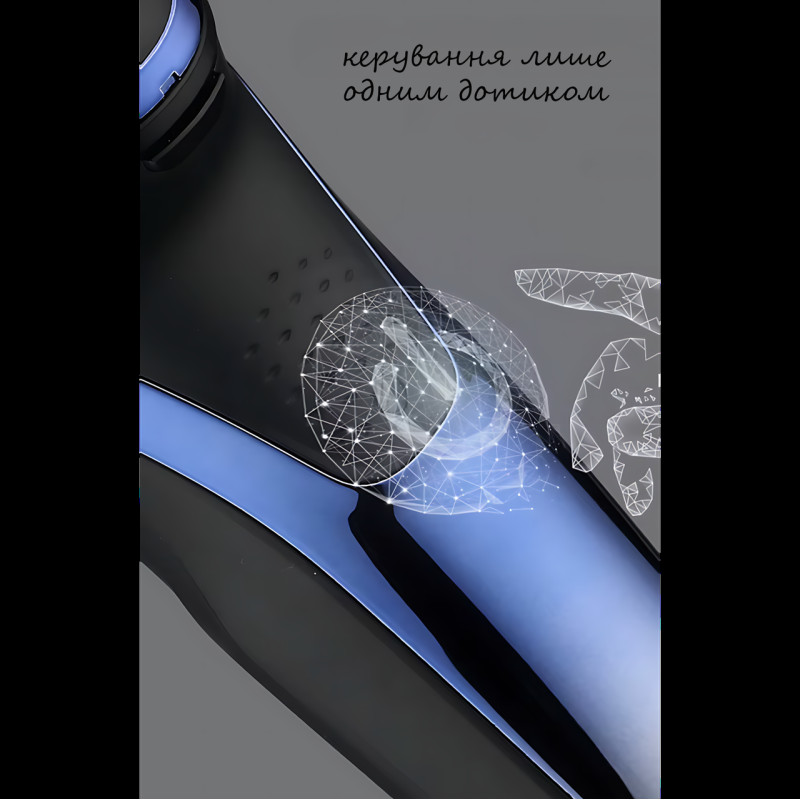 Электробритва VGR V-306, аккумуляторная, беспроводная, влагозащита IPX7, 3D роторные головки, сухое/влажное бритьё, LED-дисплей фото - 8