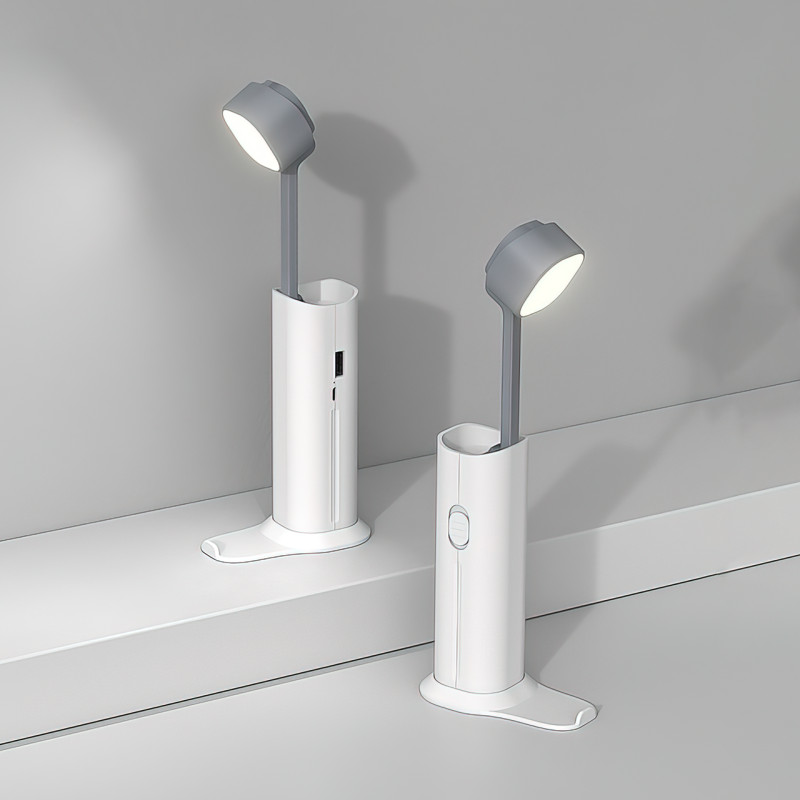 Лампа трансформер Desk lamp Mode, 5000 мА/ч с функцией повербанк, подставкой для телефона фото - 2