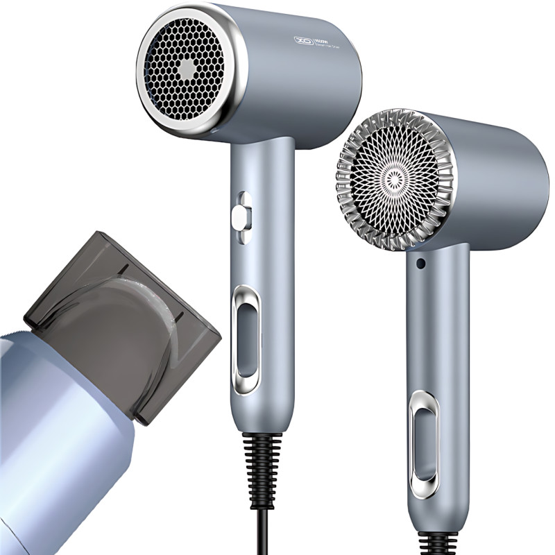 Інноваційний фен XO CF2, Handheld Temperature Control Hair Dryer 1600W з контролером температури та іонізацією фото - 10