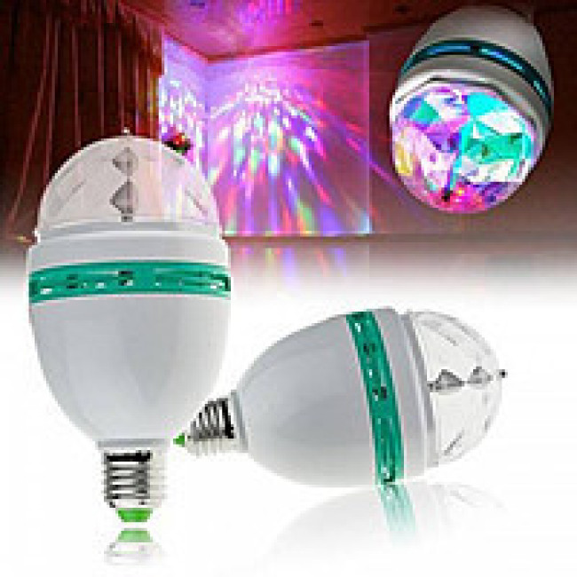 Світлодіодна лампа LED full color rotating lamp
