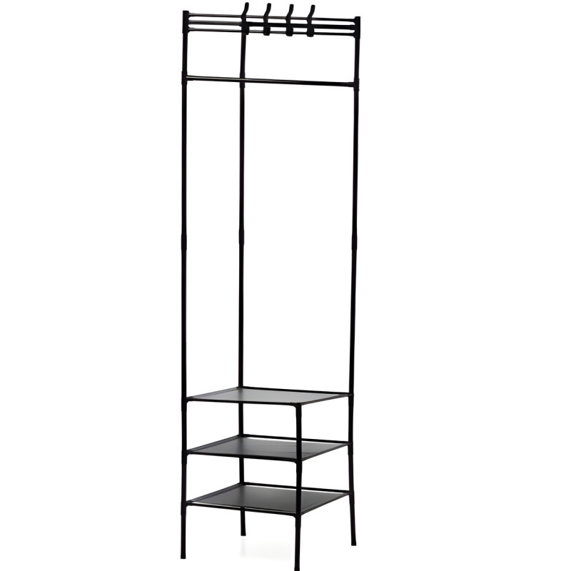 Кутовий вішак для одягу та взуття Corner Coat Rack підлоговий 185х40 см фото - 6