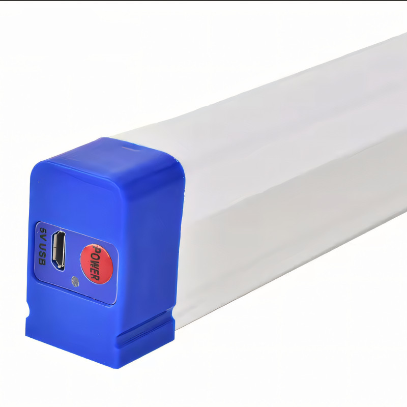 Диодная лампа Bailong BK-700T с солнечной батареей, три режима работы, USB-micro USB, 72 см фото - 4