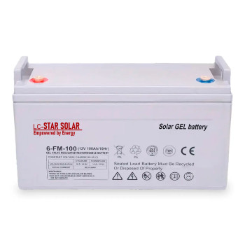 Аккумулятор гелевый LC-Star на 100Ач/12В для домашних систем электропитания