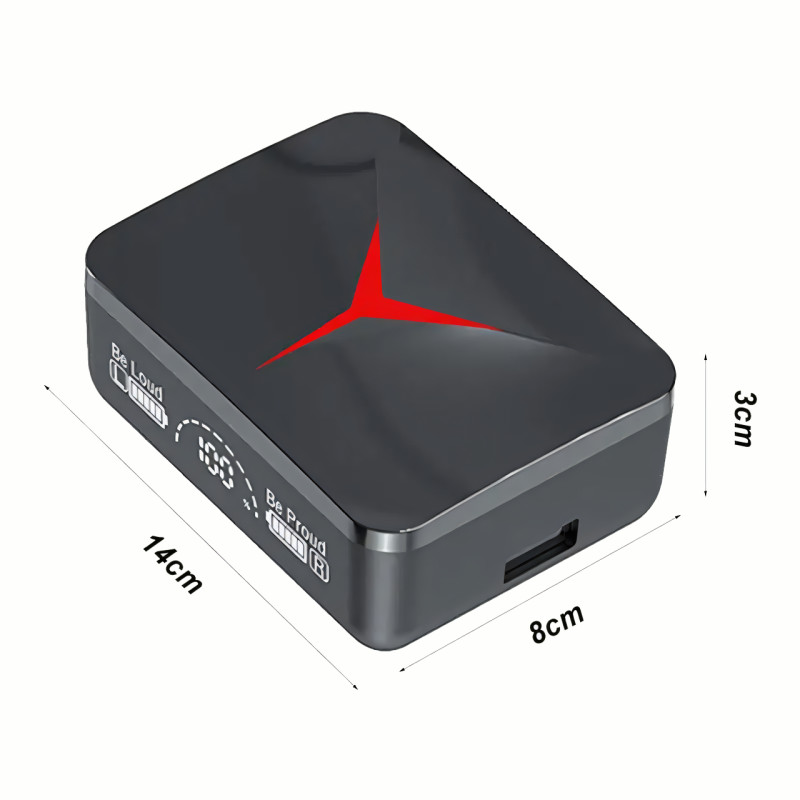 Беспроводные наушники M90 Pro True Wireless Earbuds 5.3 со светодиодным дисплеем, гарнитура с Powerbank фото - 6
