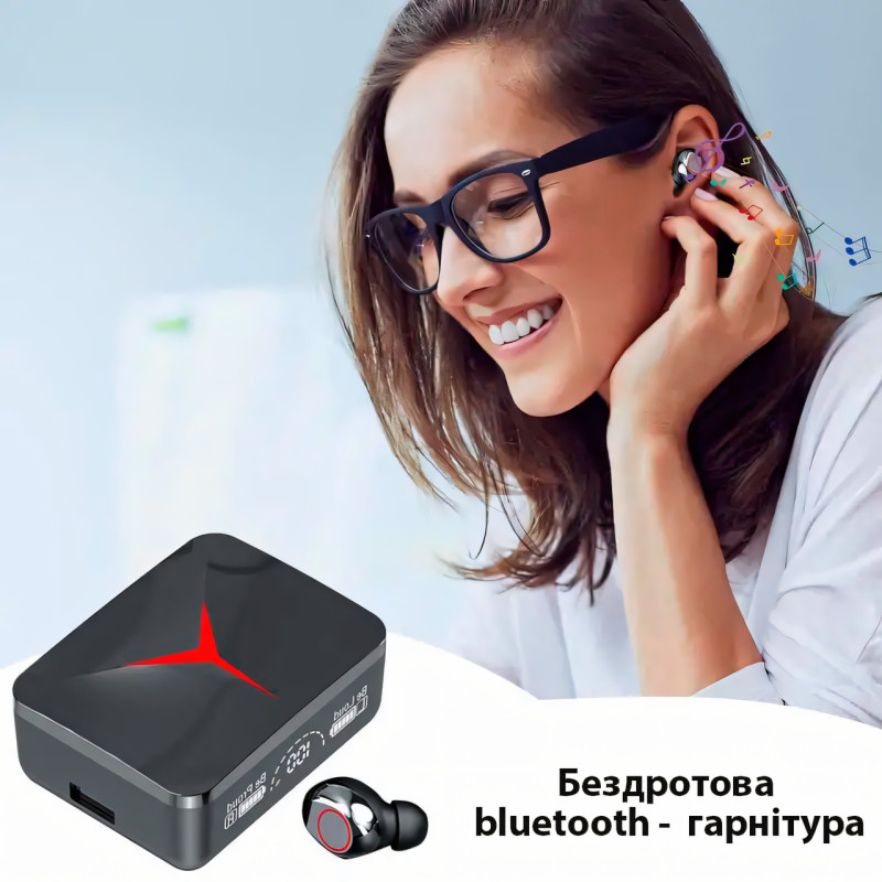 Беспроводные наушники M90 Pro True Wireless Earbuds 5.3 со светодиодным дисплеем, гарнитура с Powerbank фото - 8