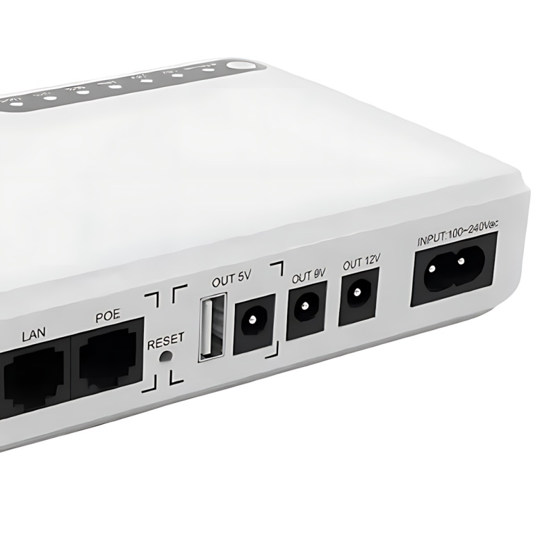 Повербанк для роутера UPS 8800 мА·год (POE-631IP), ДБЖ для безперервного живлення маршрутизатора, UPS 5V/9V/12V/15V фото - 5