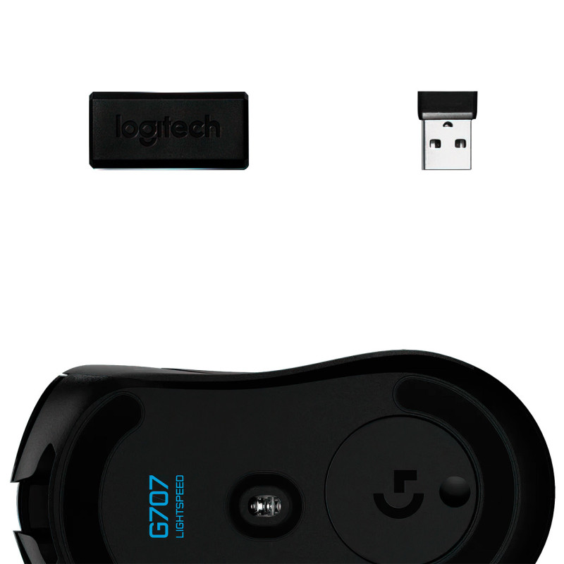 Игровая мышка Logitech G707, беспроводная с аккумулятором фото - 4