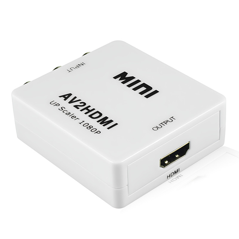 Конвертер AV RCA &mdash; HDMI, 1080p, адаптер AV to HDMI, плато-цифровий перетворювач, Plug&Play, PAL/NTSC, HDCP фото - 5